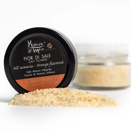 Orange flavoured Fleur de Sel Slow Food Presidium 120g - Saline Culcasi