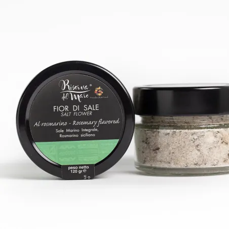 Rosemary flavoured Fleur de Sel Slow Food Presidium 120g - Saline Culcasi