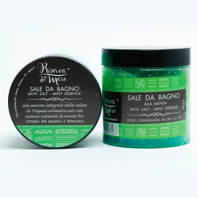 Mint bath salt 500g - Saline Culcasi