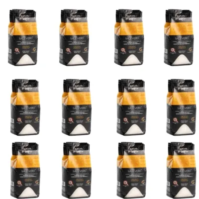 Sale integrale artigianale Presidio Slow Food macina fine 1kg - Saline Culcasi