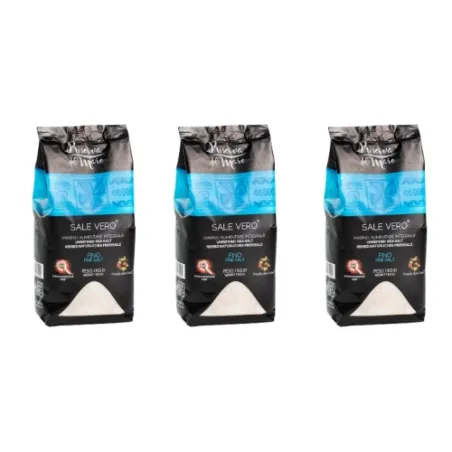 Sale integrale artigianale Presidio Slow Food macina fine 3 kg - Saline Culcasi