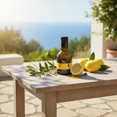 Lemon-Infused Extra Virgin Olive Oil - 250ml - Saline Culcasi