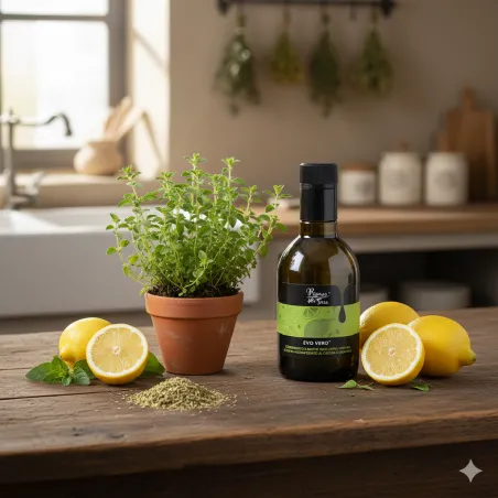 Olio EVO al limone e origano 250 ml – Sicilia | Saline Culcasi