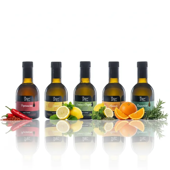 Set 5 Oli EVO Aromatizzati 250 ml - Saline Culcasi