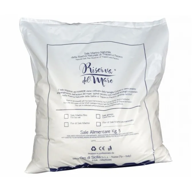 Artisanal wholemeal salt Slow Food Presidium fine grind 5kg - Saline Culcasi