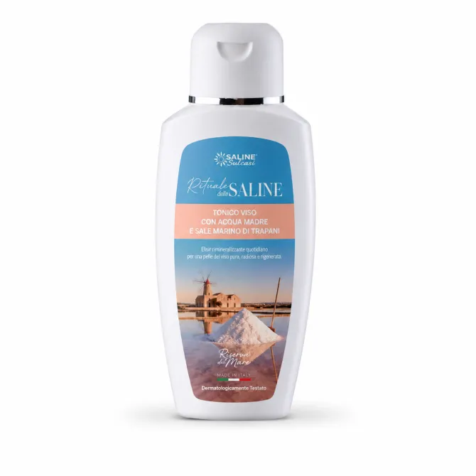 Tonico Viso con Acqua Madre e Sale di Trapani 200 ml | Saline Culcasi