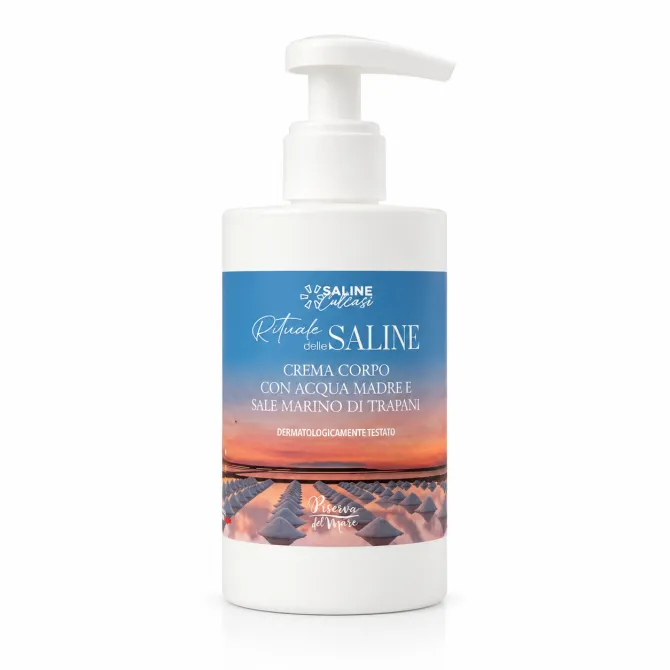 Body Cream with Acqua Madre and Sea Salt 200 ml | Saline Culcasi