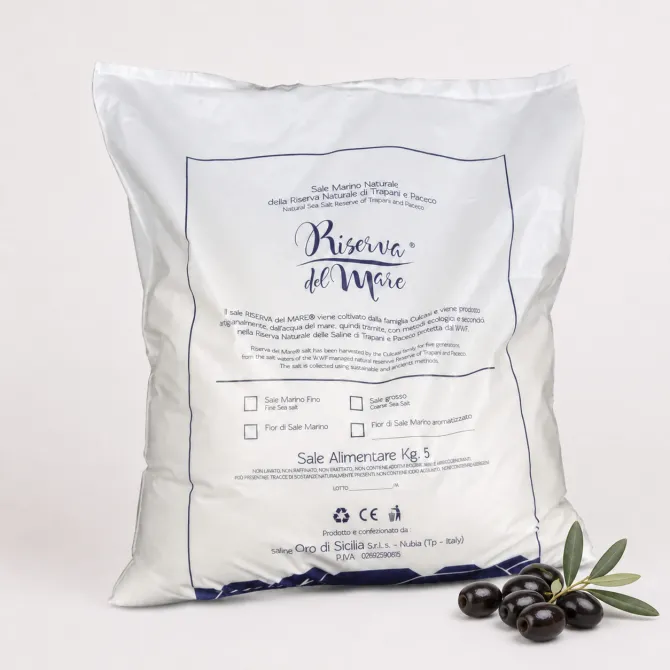Black Olive Fleur de Sel 5 kg | Saline Culcasi