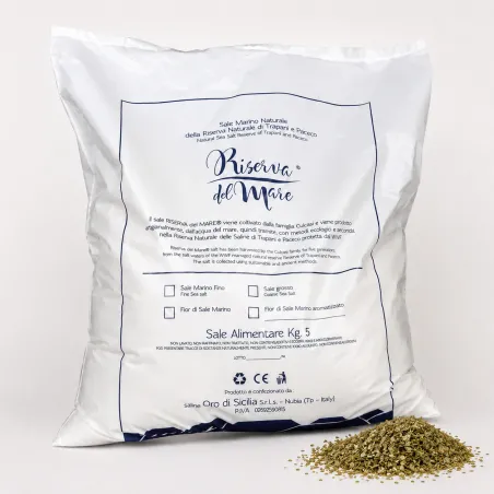 Oregano Fleur de Sel 5 kg | Saline Culcasi