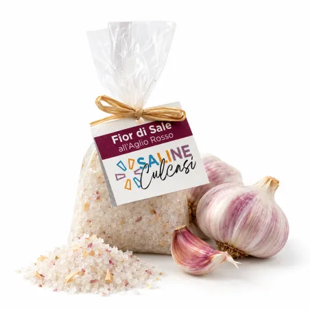 Nubia Red Garlic Fleur de Sel 200g | Saline Culcasi