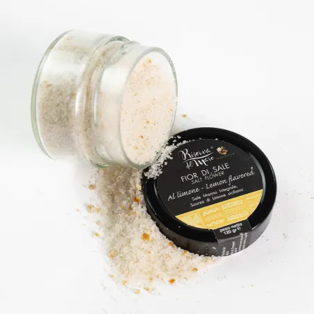 Lemon flavoured Fleur de Sel Slow Food Presidium 120g - Saline Culcasi