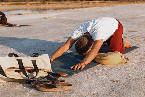 Yoga al Tramonto nelle Saline