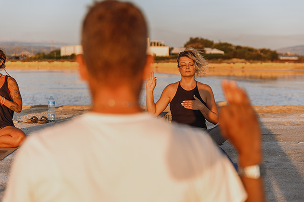 Yoga al Tramonto nelle Saline
